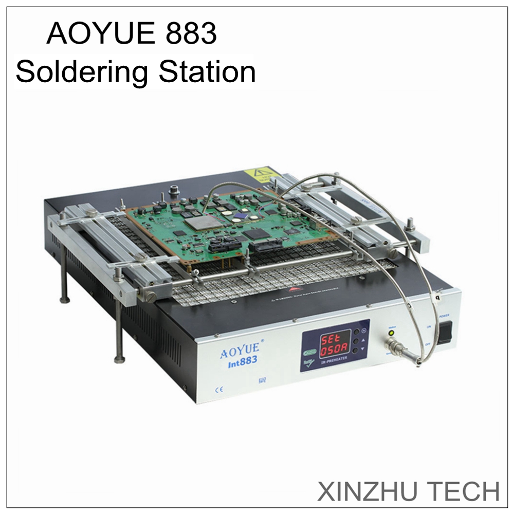 Infrared Bga Rework Station - محطة إعادة التدفق الحراري AOYUE INT883