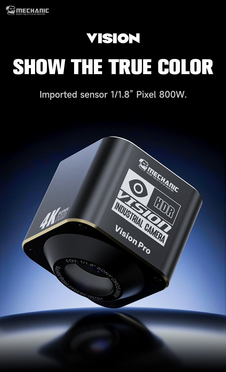 ميكانيكي فيجن برو IMX678 سوني  - مراجعة 4K Microscope Camera Sony Sensor وسعره