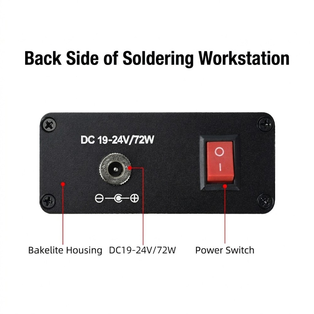 محطة لحام T12، تعمل بجهد كهربا - مراجعة T12 Soldering Station Oled وسعره