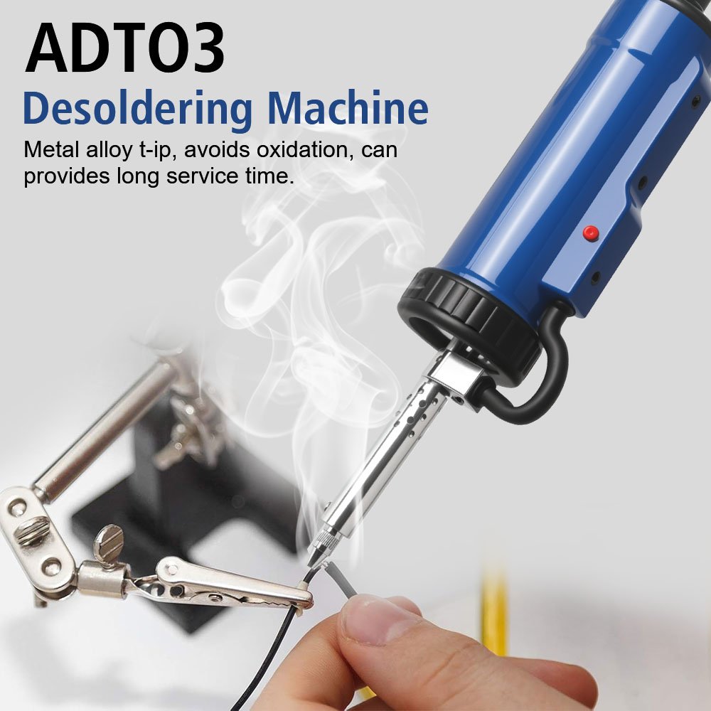 إزالة المضخة مع 3 فوهة شفط ADT - مراجعة Desoldering Pump Electric Vacuum Station وسعره