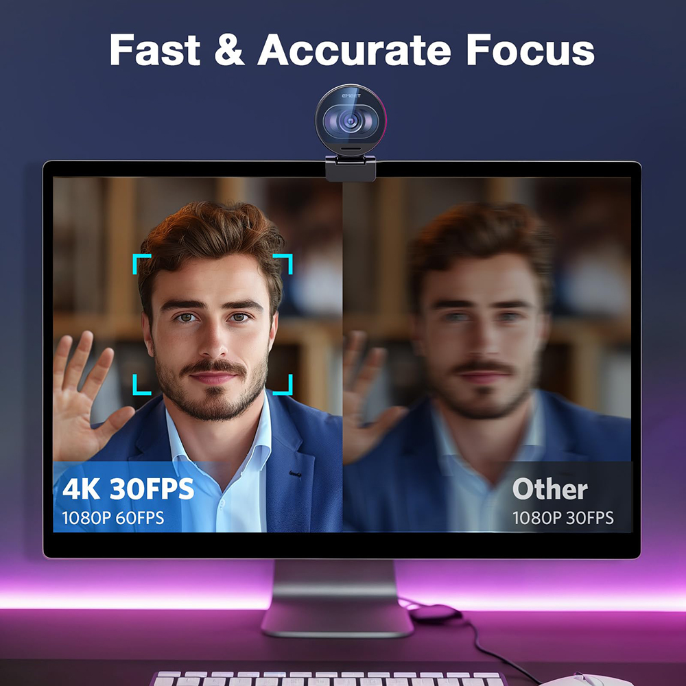 كاميرا ويب 4K EMEET S600 سمارت - مراجعة 4K Microscope Camera Sony Sensor وسعره